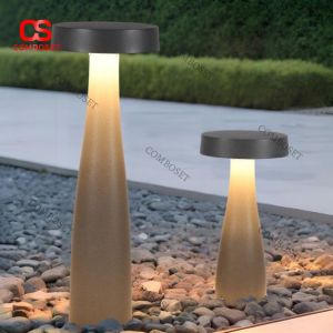 Đèn Cảnh Quan Dáng Nón Đầu Tròn Trang Trí Ngoại Thất Hiện Đại