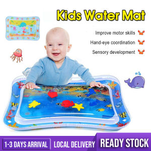 Baby infant Water Play Mat Tummy Time Cushion Inflatable Cushion Patted Playmat Tikar Air Bayi Kusyen kembung Mainan