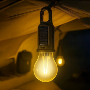 Đèn Bulb Led Treo Lều Năng Lượng Mặt Trời - Đèn Camping Solar Sạc Type C 3 Mức Sáng Mini
