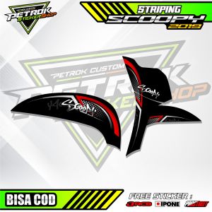STRIPING VARIASI HONDA SCOOPY 2019 / STICKER VARIASI HONDA SCOOPY 2019