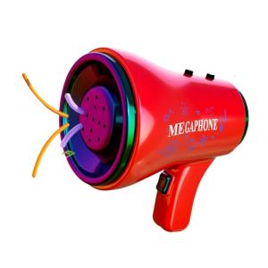 Small Voice Changer Megaphone Speaker with Recording Microphone Musical Trumpet Toy Megaphone Keychain Accessories