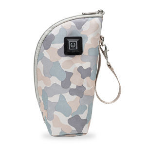 Hamshmoc Usb Charge Baby Milk Bottle Insulated Bag Portable With Handle Adjustable Infant Feeding Bottle Thermostat Nursing Cover For Home Traveling Essentials