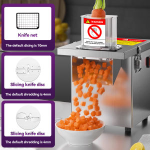 JARD 3-in-1 Multifunctional Electric Vegetable Cutter Kitchen Food Chopper Potato Shredder Slicer