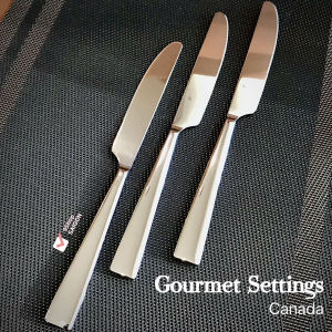 GOURMET SETTINGS Canada - 01 Chiếc Dao Ăn Tinh Tế Chắc Chắn Inox Sus304 Cao Cấp