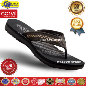 SENDAL PRIA CARVIL SANDAL JEPIT CARVIL CASSANO DEWASA REMAJA FLIP FLOP FASHION TRAVEL ADVENTURE [DEJAVU STORE]