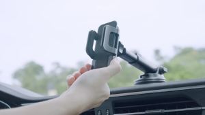 Bracketron TripGrip Car Phone Holder Dash & Window 360 ° Adjustable Arm One-hand release car phone mount with strong suction cup and 360 ° adjustable arm for trucks and vehicles