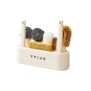 Kitchen Storage Tools Pot and Pan Cleaning Brush Functional Household Stain Removal and Cleaning Set厨房收纳用具刷套装