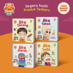 SERI PENGENALAN EMOSI Buku Anak Balita Boardbook Buku Anak Bergambar`