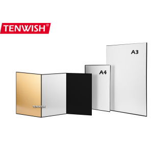 Tenwish Light Reflector 4 in 1 Photography Reflector Cardboard Folding Light Diffuser Board for Product Food Still Life PhotoShooting