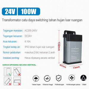New power supply rainproof 100W/200W/300W/400W DC 12V/24V