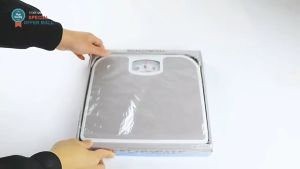 【Special Offer】Analog Mechanical Scale with Rotating Dial High Capacity 130kg for Accurate Weight Tracking Professional Grade Spring Loaded Mechanism Non Slip Surface No Batteries Needed Durable Metal Platform