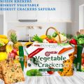Nissin Krekers / Biskuit Crackers Sayuran / Biskuit Rasa Vegetable / 150gr. 