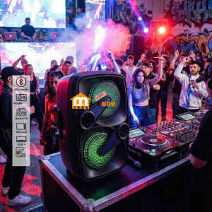 ลำโพง บลูทูธ ขนาด 6.5นิ้ว 2ทาง NTC รุ่น CH-6605  ทุ้ม แหลม พร้อมไฟ LED ฟรีไมค์ลอย 1 ตัว #ร้านมาร์ยอง