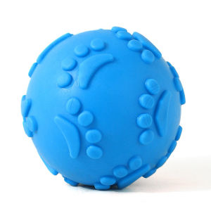 Pet Paw Print Keepsake Kit Squeaky Sound TPR Paw Print Squeaky Ball Dog Toys for Large Breeds - Chew & Dental Floating Training Elastic Toy cat and dog paw impression card Pet Care