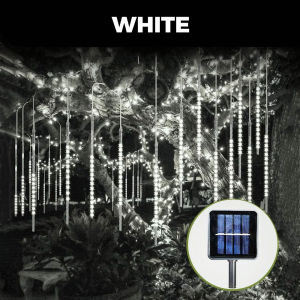 OSQ 30/50CM Solar Power Meteor Shower Lights 8Tubes LED Light for Home Garden Decoration