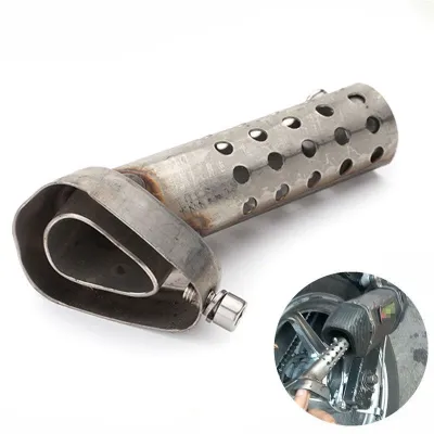 Motorcycle Hexagonal Exhaust Muffler Pipe DB Killer Silencer Adjustable Sound