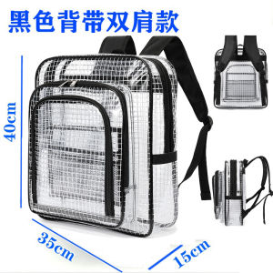 Transparent Anti Static Backpack Mesh PVC Dustproof Shoulder Bag Lightweight Toolkit for Work Electronics Protection