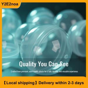 【Local shipping】 50PCS Clear  Toy Ball Mini Transparent Craft Containers for Party Games DIY Gifts Storage