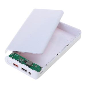 Đầu ra USB kép tự làm 7x18650 cho trường hợp không thể tháo rời cho DC đầu ra 9V/12V Hộp sạc cho vỏ