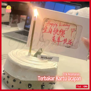 [COD]Burning Card/Burning  Postcard/Hand Made Card/Hand Made Gifts/Surprise Gift/Kartu Ucapan Ulang Tahun DIY/Tulisan Happy Birthday Dengan Amplop/Hadiah Kado Unik