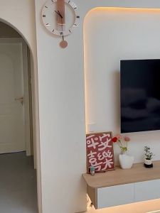 DecoRaya Jam Gantung Kayu 35CM Jam Dinding Kayu Asli Hiasan Rumah Minimalis Tanpa Bunyi Rekaan Jepun Wooden Wall Clock Home Decor 静音木钟 DR