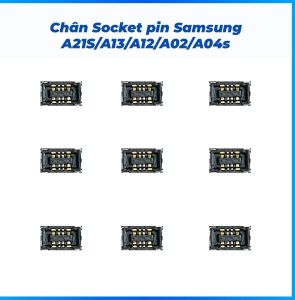 Chân Socket pin trên main samsung A21s A13 A12 A02 A04s