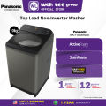 PANASONIC 10KG NA-F100A9 Top Load Washing Machine Stain Care NA-F100A9DRT Washer Mesin Basuh WAH LEE STORE. 