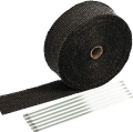 5M Auto Exhaust Pipe Wrap Heat Insulation Tapethermal wrap for motorcycle exhaust pipe elbows. 
