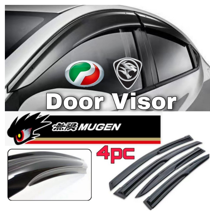 [Ready Stock] Door Visor Mugen For Proton Perodua Bezza Aruz Waja Axia ...