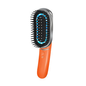 Led Blue Red Light Therapy Hair Massager Brush Scalp Massage Comb EMS Microcurrent Negative Ion Hair Comb