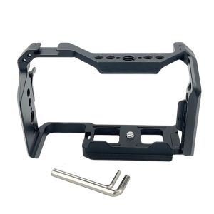 Multiple Interfaces Aluminum Camera Cage for ZV-E10 II Precisions Mechanism And Secure Cable Clamp