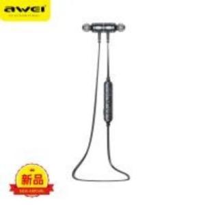 Awei A920BL Neckband In Ear Earbuds Wireless Bluetooth Earphone Deep Bass Magnetic Design Neck Hanging Headphone for Sports Running