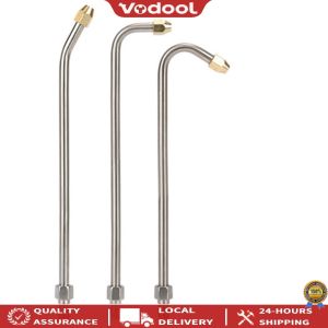 [Vodool Official Tool] Professional Pressure Washer Extension Set 3 Stainless Steel Multi-Angled Lance for Car and Gutter Cleaning Quick Connect