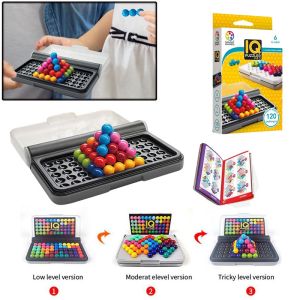 3D Challenges IQ Puzzler Board Game Intelligence Magic Beads Game Brain Game Toys