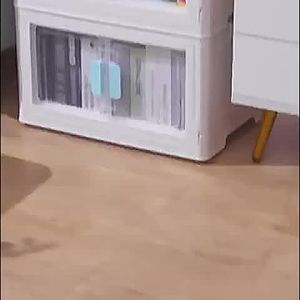 Storage  organizer foldable storage  with wheels clothes folding cabinet double door storage b