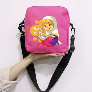 PVJ Tas Selempang Anak ngaji yuk Muslimah anak Perempuan