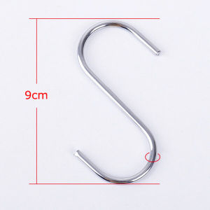 Bathroom 10pcs/set metal S type kitchen bedroom hook up 304 stainless steel load-bearing