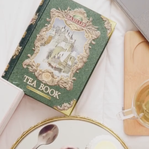 Basilur Tea Book Volume III (100g Loose Leaf) - Strawberry & Melon Ceylon Green Tea