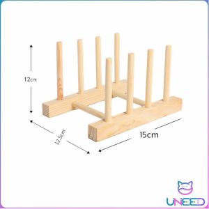Need practical bookshelf Kitchen storage Wooden dishes cups bowls drying racks drainage racks