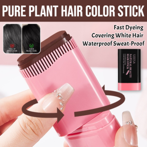 Pure Plant Hair Color Stick Natural Beauty Waterproof And Sweat-Proof Covering White Hair Hair Color comb Hide Bald Edges Hair Root