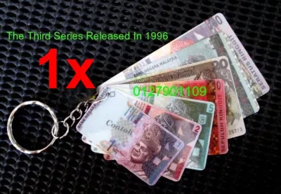 KEYCHAIN MALAYSIAN RINGGIT PAPER MONEY MALAYSIA SOUVENIR SAMPLE GIFT KEEPSAKE COLLECTION