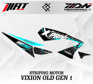 Striping Vixion Old - Stiker Transparan Vixion Old Prostreet