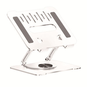 Computer Cooling Rack Rotatable Laptop Stand Adjustable Height Tablet Support Metal Bracket