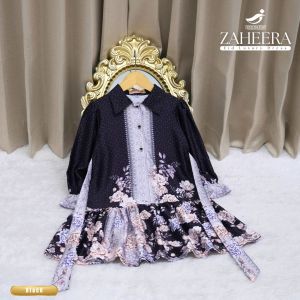 Gamis anak perempuan set jilbab zalira kids usia newborn 0 bulan - 7 tahun Dress anak Zaheera Outfit anak Cewek / Gamis lebaran 2026 anak perempuan