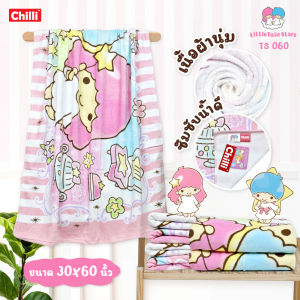 ของแท้ 100% Sanrio ผ้าเช็ดตัว Towel ผ้าขนหนู ลิขสิทธิ์ Twin star TOWEL TS-060 ขนาด 30x60 นิ้ว(Jumbo)