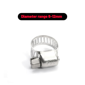 10PCS Stainless Steel Screw Band Hose Clamps Adjustable Car Fuel Tube Pipe Clamp Worm Gear Plier Tools Faucet Water Pipes Fasteners