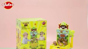 VATOSCoin Operated Arcade Game Bank with 2 Hammers Interactive Electronic Developmental Toy for Kids Ages 3-6