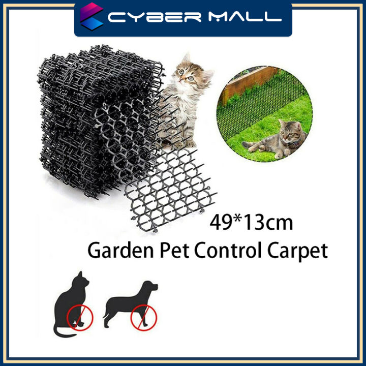 Garden Prickle Strip Dig Stop Cat Repellent Deterrent Mat Spike