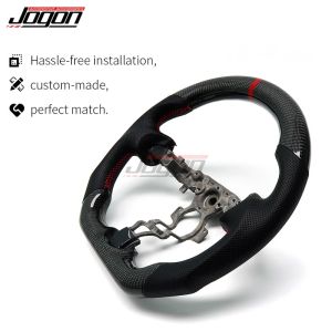 OnlyF U Carbon Fiber Steering Wheel Cover Replace For Nissan 370Z Fairlady Z Z34 2009 2010 2011 2012 2013 2014 2015 2016 2017 2018 2019 3M8Q4