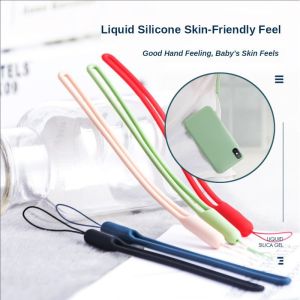 Hot Sale Pink Bowknot Phone Hanging Chain Creative Phone Case Rope Case Ring Girly Ins Style Accessories Beaded Bracelet Patch Pedant Cute Butterfly Fruit Pearl Pendant Key Chain Crystal Handmade Candy Color Plastics Pendant